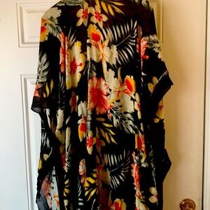 Short free size kimono